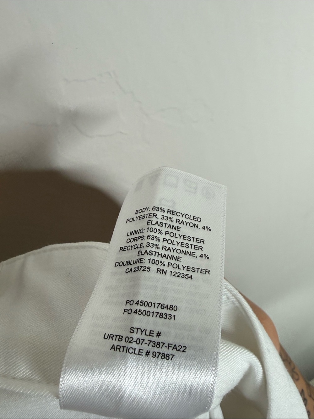 Aritzia Sunday best olive mini pleated skirt in white nwt size 4 - Picture 6 of 7